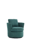 Swivel Barrel Chair, Comfy Round Accent Sofa Chair For Living Room, 360 Degree Swivel Barrel Club Chair, Leisure Arm Chair For Nursery, Hotel, Bedroom, Office, Lounge Emerald Emerald Primary Living Space Modern Foam Polyester