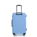 3 Piece Luggage Sets Pc Abs Lightweight Suitcase With Two Hooks, 360 Double Spinner Wheels, Tsa Lock, 21 25 29 Light Blue Light Blue Abs Pc
