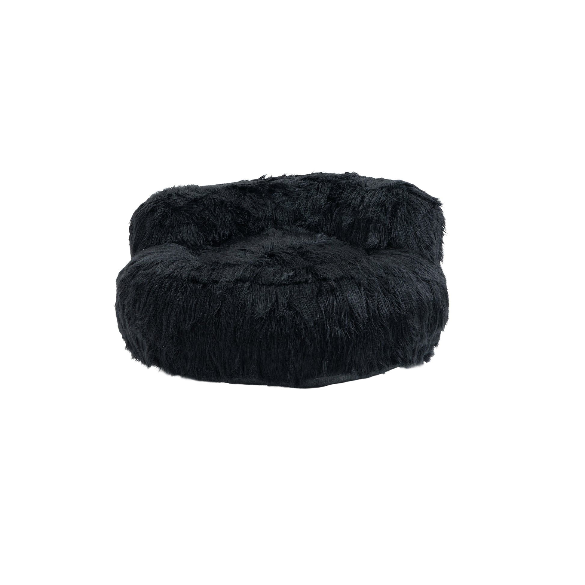 Coolmore Bean Bag Chair, Floor Sofa With Handle,Accent Sofa Chair With Ottoman For Gaming Reading Relaxing Black Black Foam Plush