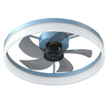 Ceiling Fans With Lights Dimmable Led Embedded Installation Of Thin Modern Ceiling Fans Blue Blue Modern Abs