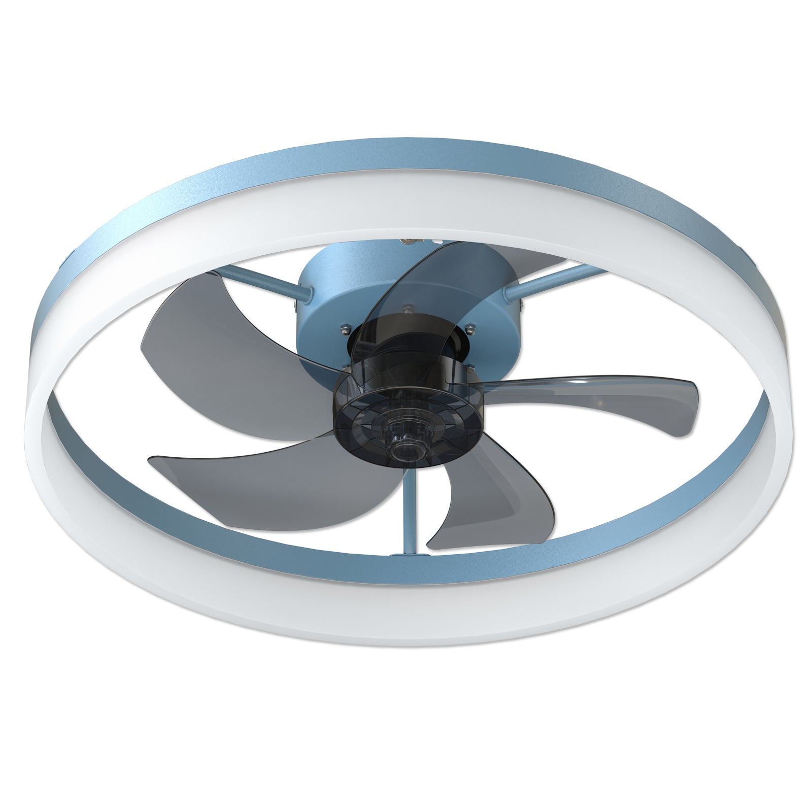 Ceiling Fans With Lights Dimmable Led Embedded Installation Of Thin Modern Ceiling Fans Blue Blue Modern Abs