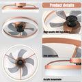 Ceiling Fans With Lights Dimmable Led Embedded Installation Of Thin Modern Ceiling Fans Rose Gold Rose Gold Modern Abs