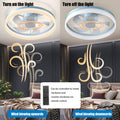Ceiling Fans With Lights Dimmable Led Embedded Installation Of Thin Modern Ceiling Fans Blue Blue Modern Abs