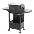 Propane Grill 3 Burner Barbecue Grill Stainless Steel Gas Grill With Side Burner, 37,000 Btu Outdoor Cooking, Patio, Garden Barbecue Grill, Black And Silver Silver Stainless Steel