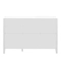 Featured Three Door Storage Cabinet With Metal Handles, Suitable For Corridors, Entrances, Living Rooms, And Study Rooms 1 2 Shelves White Primary Living Space Shelves Included American Design Mdf