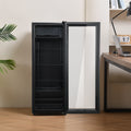 4.5Cu.Ft Mini Fridge, 0.3Cu.Ft Freezer, Up To 94 Cans Of Soda, Beer Or Wine. Silent, High Efficiency And Energy Saving Compressor, Led Lighting, 16.10