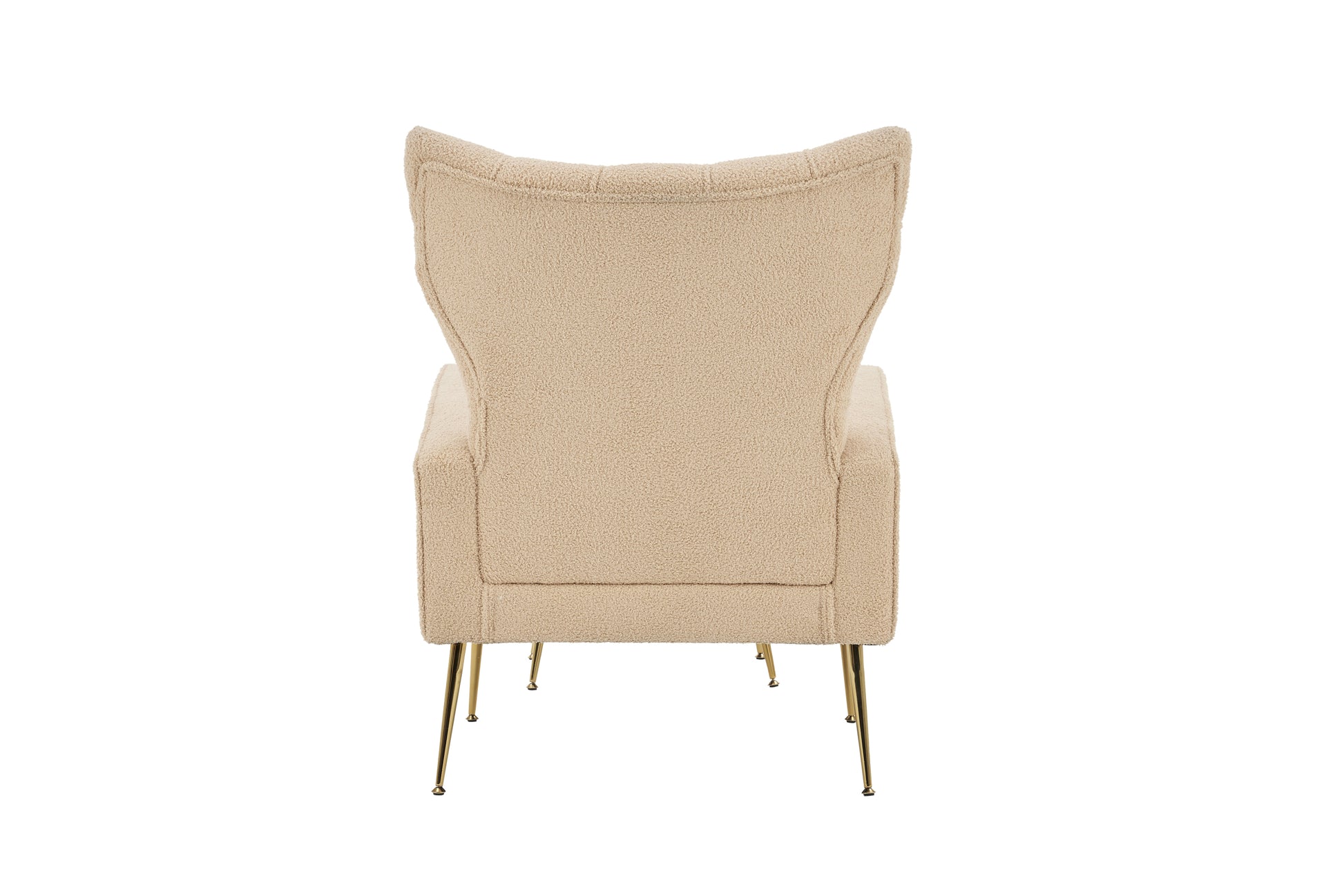 Modern Accent Chair With Ottoman, Comfy Armchair For Living Room, Bedroom, Apartment, Office Nude Cream Primary Living Space Classic Polyester