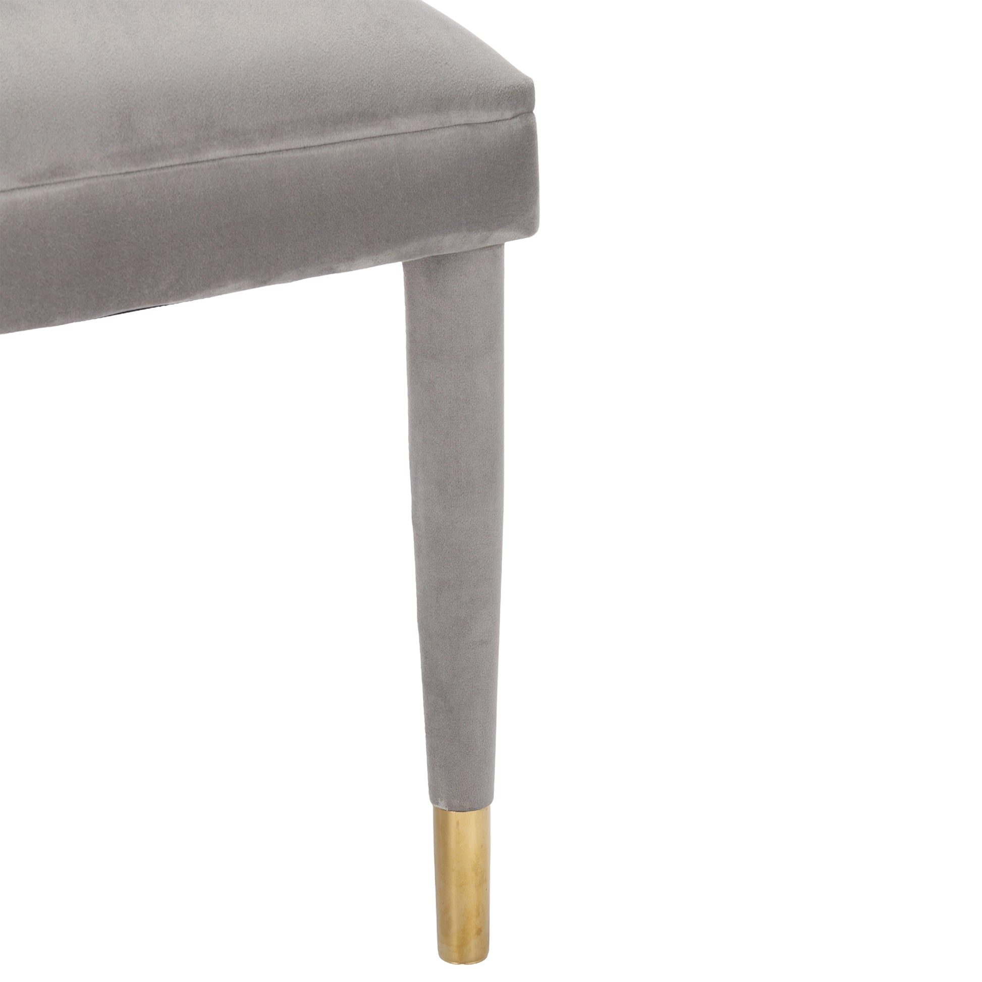 Coolmore Accent Chair ,Leisure Single Chair With Solid Wood Foot,2Pc Set Gray Velvet