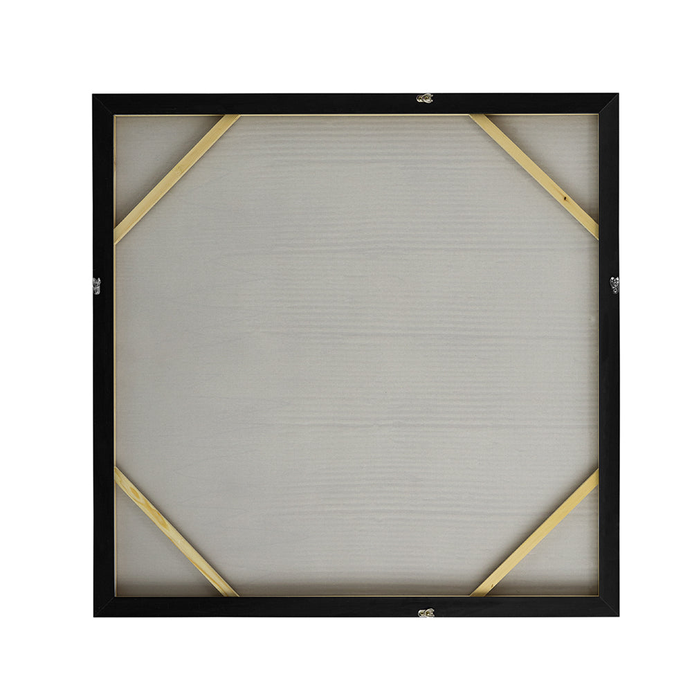 40" X 40" Golden Sunshine Framed Hand Painted Canvas Print Wall Art, Wall Decor For Living Room Bedrrom Entryway Office Multicolor Polyester