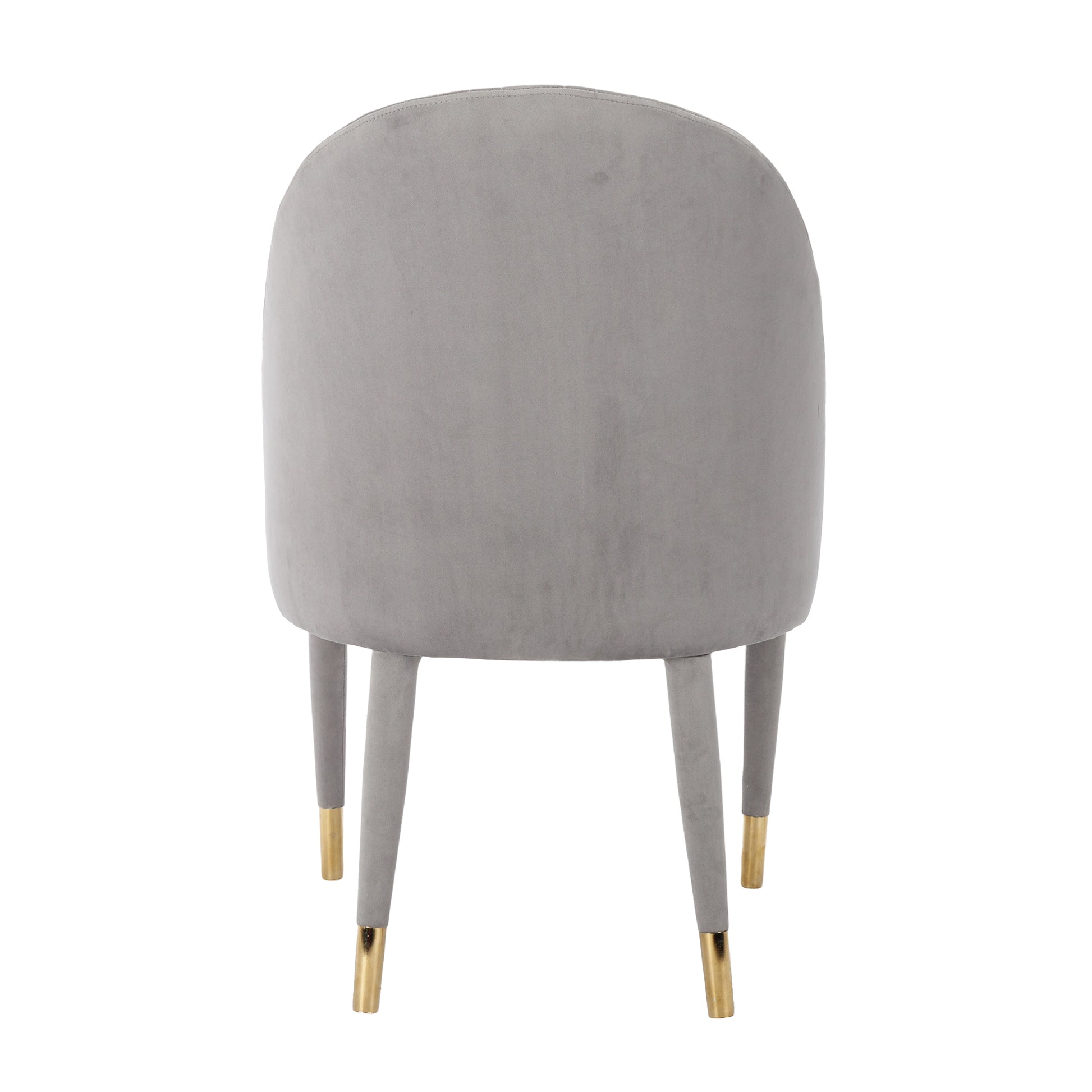 Coolmore Accent Chair ,Leisure Single Chair With Solid Wood Foot,2Pc Set Gray Velvet