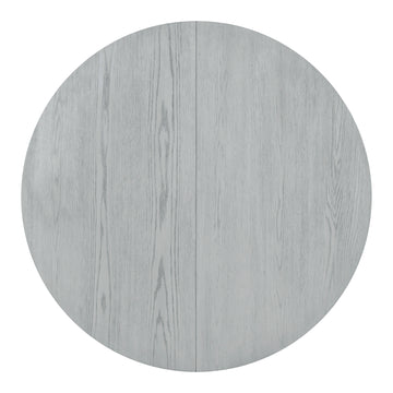 Retro 5 Piece Dining Set Extendable Round Table And 4 Chairs For Kitchen Dining Room Antique Gray Oak Antique Gray Mdf