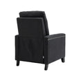 Coolmore Modern Comfortable Upholstered Leisure Chair Recliner Chair For Living Room Black Velvet