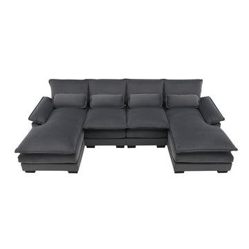 8004Aae Package Gray Fabric 1 Seat