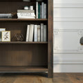 Joshua Creek 36 Inch High 3 Shelf Bookcase, No Assembly Required, Barnwood Finish 2 Or Less Brown Brown Office Closed Back Rustic,Transitional Alder Solid Wood