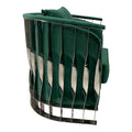 Green And Silver Sofa Chair Green Stainless Steel Velvet