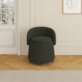 Multi Functional Stool Can Be Moved For Storage,Teddy Fleece Bedroom And Living Room Green Polyester Blend