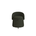 Multi Functional Stool Can Be Moved For Storage,Teddy Fleece Bedroom And Living Room Green Polyester Blend