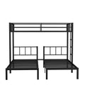 Twin Over Twin & Twin Bunk Beds For 3, Twin Xl Over Twin & Twin Bunk Bed Metal Triple Bunk Bed, Black Pre Sale Date: February 8Th. Black Metal