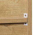 Drawer Dresser Cabinet Barcabinet, Buffet Sideboard Storage Cabinet, Buffet Server Console Tablestorge Cabinetsolid Solid Wood Handle Table Leg For Dining Roomliving Roomkitchenhallway Brown White 5 Or More Drawers White Oak Brown Primary Living Space
