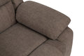 Electric Power Recliner Chair With Massage For Elderly ,Remote Control Multi Function Lifting, Timing, Cushion Heating Chair With Side Pocket Brown Brown Power Remote Metal Primary Living Space American Design Cat Scratch Fabric