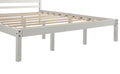 Platform Bed Frame With Headboard, Wood Slat Support, No Box Spring Needed, Queen, White Old Sku:Wf191420Aak Queen White Pine