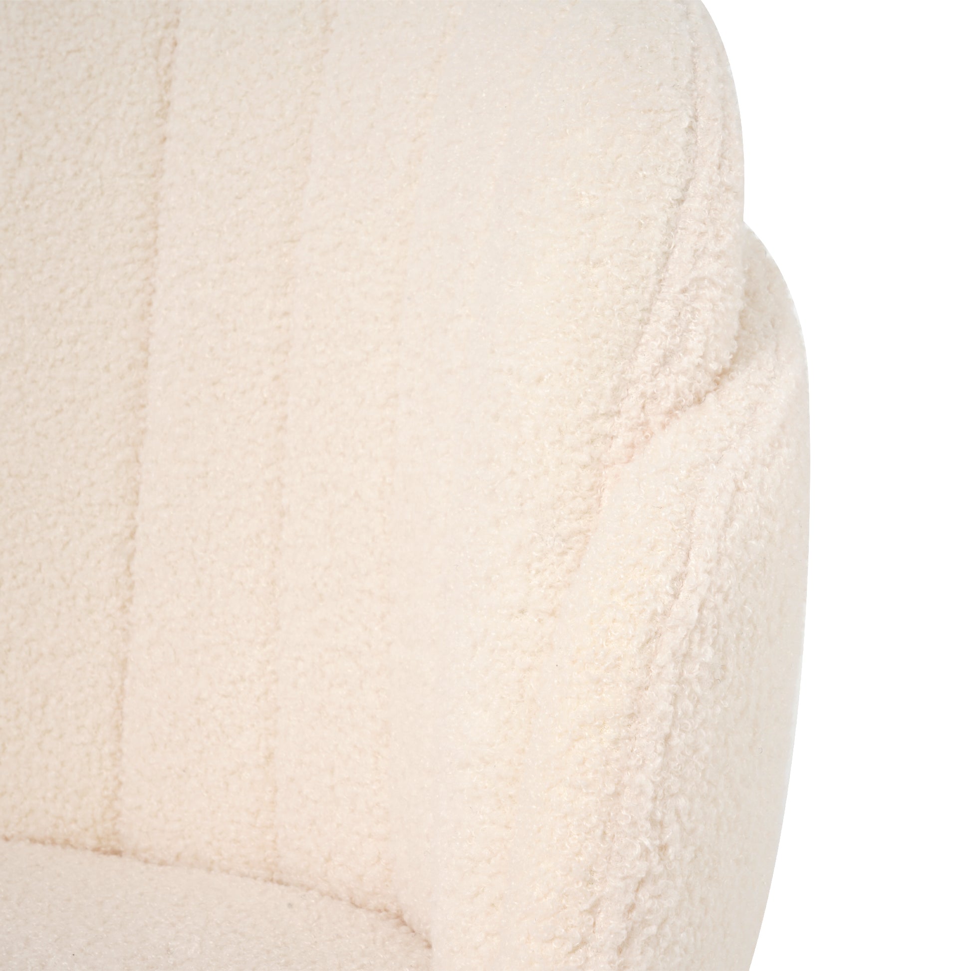 Modern Simple Teddy Fleece Dining Chair Fabric Upholstered Chairs Home Bedroom Stool Back Dressing Chair Gold Metal Legs Set Of 2 Beige Metal