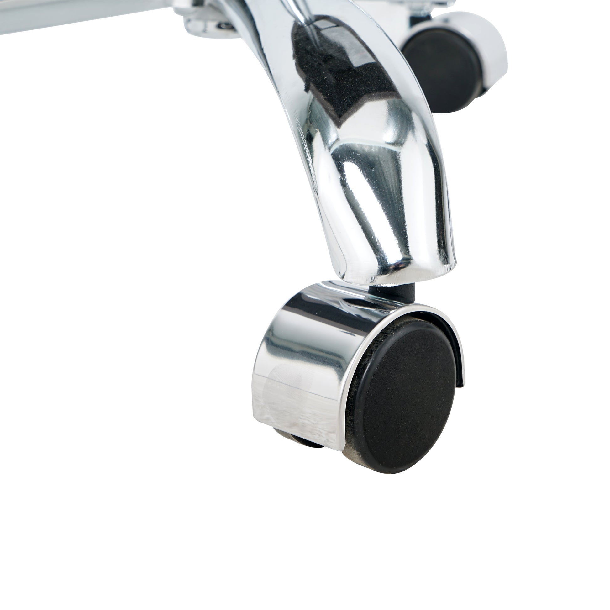 Modern Velvet Fabric With Chrome Legs Living Room Furniture Dining Chair, Soft And Comfortable, Lift Adjustment, Free Movement Convenient, Space Saving. Set Of 1 Beige Foam Metal