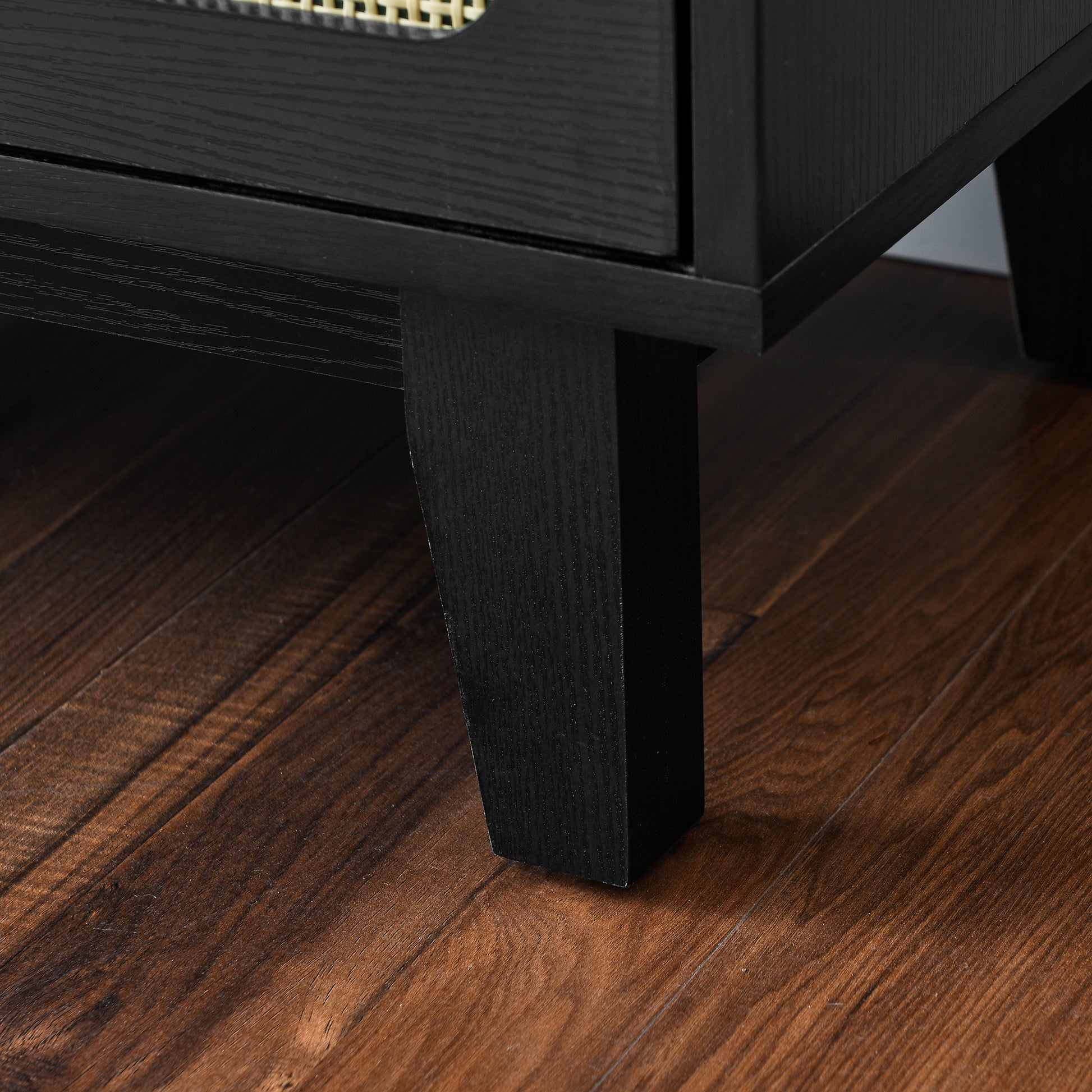 Drawer Bedroom Dresser, Wooden Antique Dresser, Tv Cabinet Bedroom Living Room Corridor Storage Dresser, Storage Box Drawer Cabinet, Six Drawer Cabinet Black Solid Wood Mdf