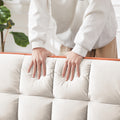 1 Versatile Foldable Sofa Bed In 3 Lengths, Modern Sofa Sofa Sofa Velvet Pull Out Bed, Adjustable Back And With Usb Port And Ashtray And Swivel Phone Stand Beige Beige Eucalyptus Solid Wood Mdf Resin
