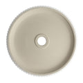 Ceramic Circular Vessel Bathroom Sink Art Sink Baa0014012Oo White Line Bathroom Ceramic