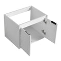24 Inch Wall Mounted Bathroom Vanity With Sink, Soft Close Doors, For Small Bathroom Kd Packing White 2 Bathroom Wall Mounted Modern Plywood