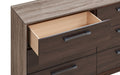 Magnolia G1400 D Dressergray Brown Gray Particle Board