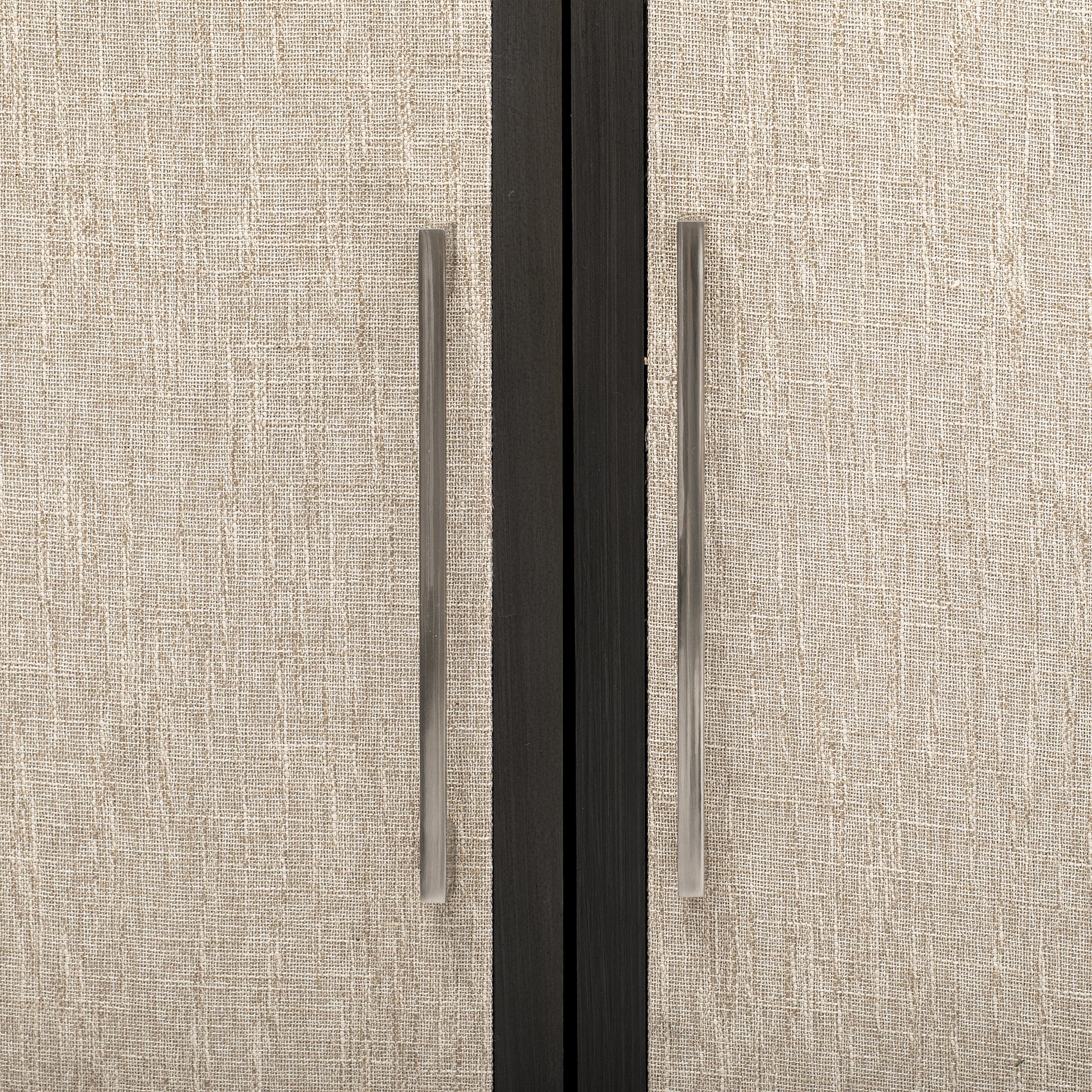 Light Luxury Style Cabinet With Four Linen Cabinet Doors,Suitable For Living Room,Study Room,Entrance 1 2 Shelves Beige Mdf