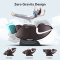 Bosscare 2023 Massage Full Body Chairs With Ai Voice, App Control Zero Gravity Shiatsu Recliner Massage Chair Brown Brown Leather Leather