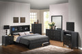 Burlington G2450D Fsb2 Full Storage Bedblack Box Spring Not Required Full Black Particle Board