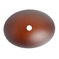 Tempered Glass Matte Bathroom Vessel Sink, Oval Bathroom Basin Tempered Glass Matt Tea Brown Bathroom Modern Glass