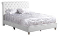 Maxx G1938 Qb Up Tufted Upholstered Bedwhite White Foam Pu