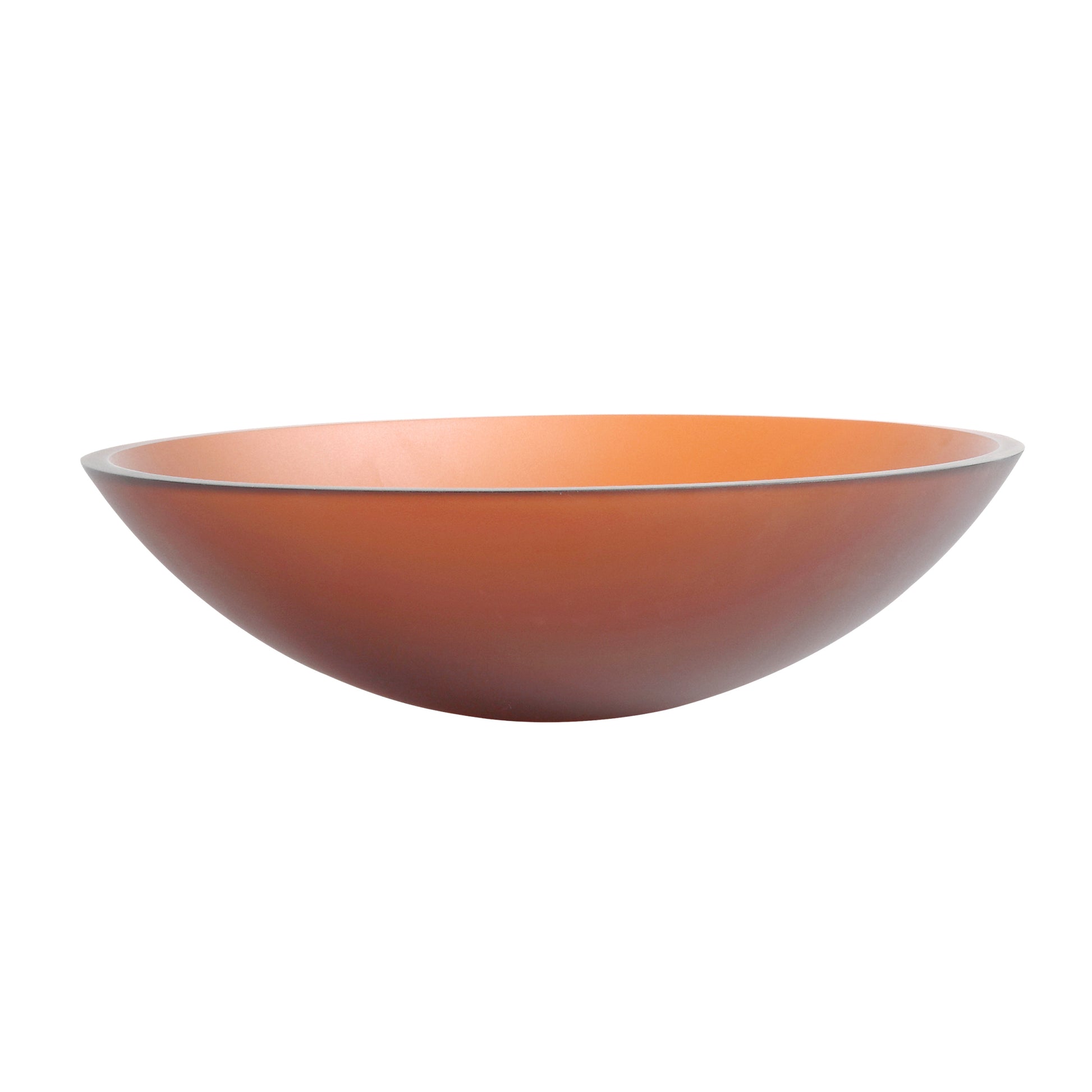 Tempered Glass Matte Bathroom Vessel Sink, Oval Bathroom Basin Tempered Glass Matt Tea Brown Bathroom Modern Glass
