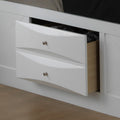 Marilla G1570G Qsb3 Queen Storage Bedwhite White Particle Board