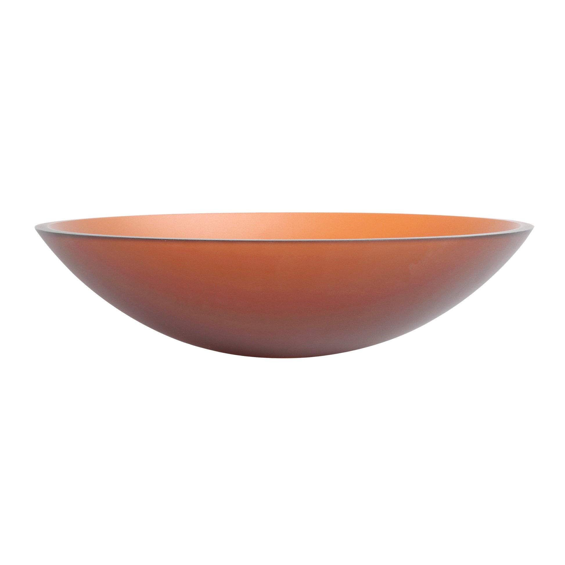 Tempered Glass Matte Bathroom Vessel Sink, Oval Bathroom Basin Tempered Glass Matt Tea Brown Bathroom Modern Glass