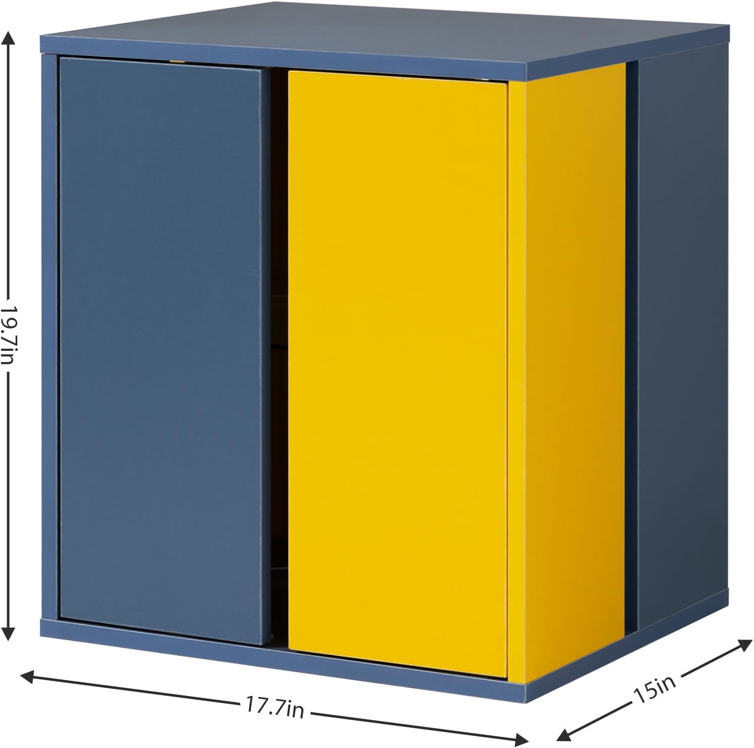 Bedside Tables With Led Farmhouse Gray Nightstand Tables With Glass Shelves Led End Table For Living Room Yellow & Blue Blue Yellow Bedroom Open Storage American Design,American Traditional,Art Deco,Casual,Classic Rosewood Easy Assembly Glass Engineered