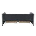 Twin Size Upholstered Daybed With Ergonomic Design Backrest And 2 Drawers, Gray Gray Velvet