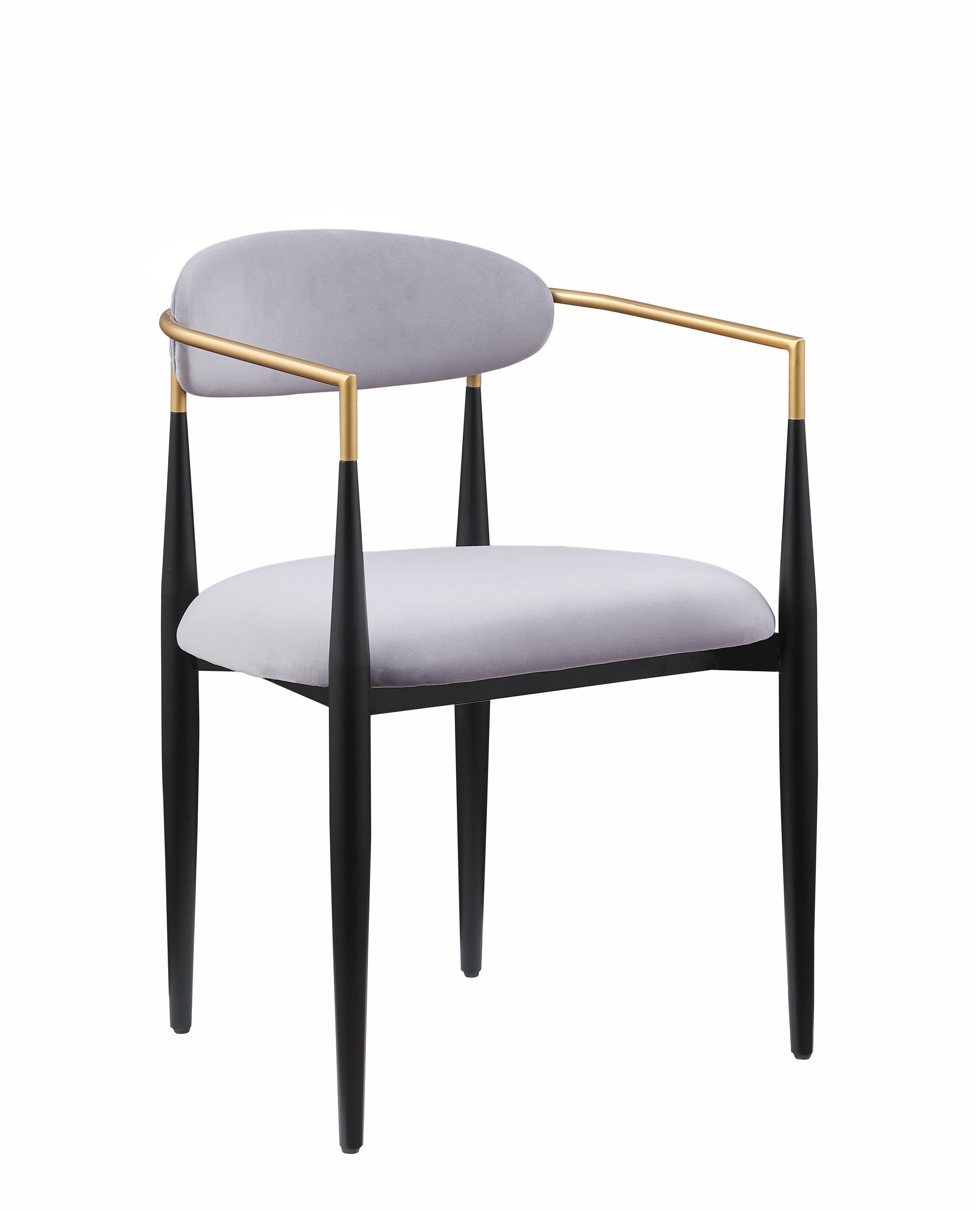 Modern Contemporary 5Pc Dining Set Black Sintered Stone Table And Gray Chairs Fabric Upholstered Stylish Furniture Black Gray Seats 4 Dining Room 60 Inches Contemporary,Modern,Ultra Modern Rectangular Dining Table With Chair Sintered Stone