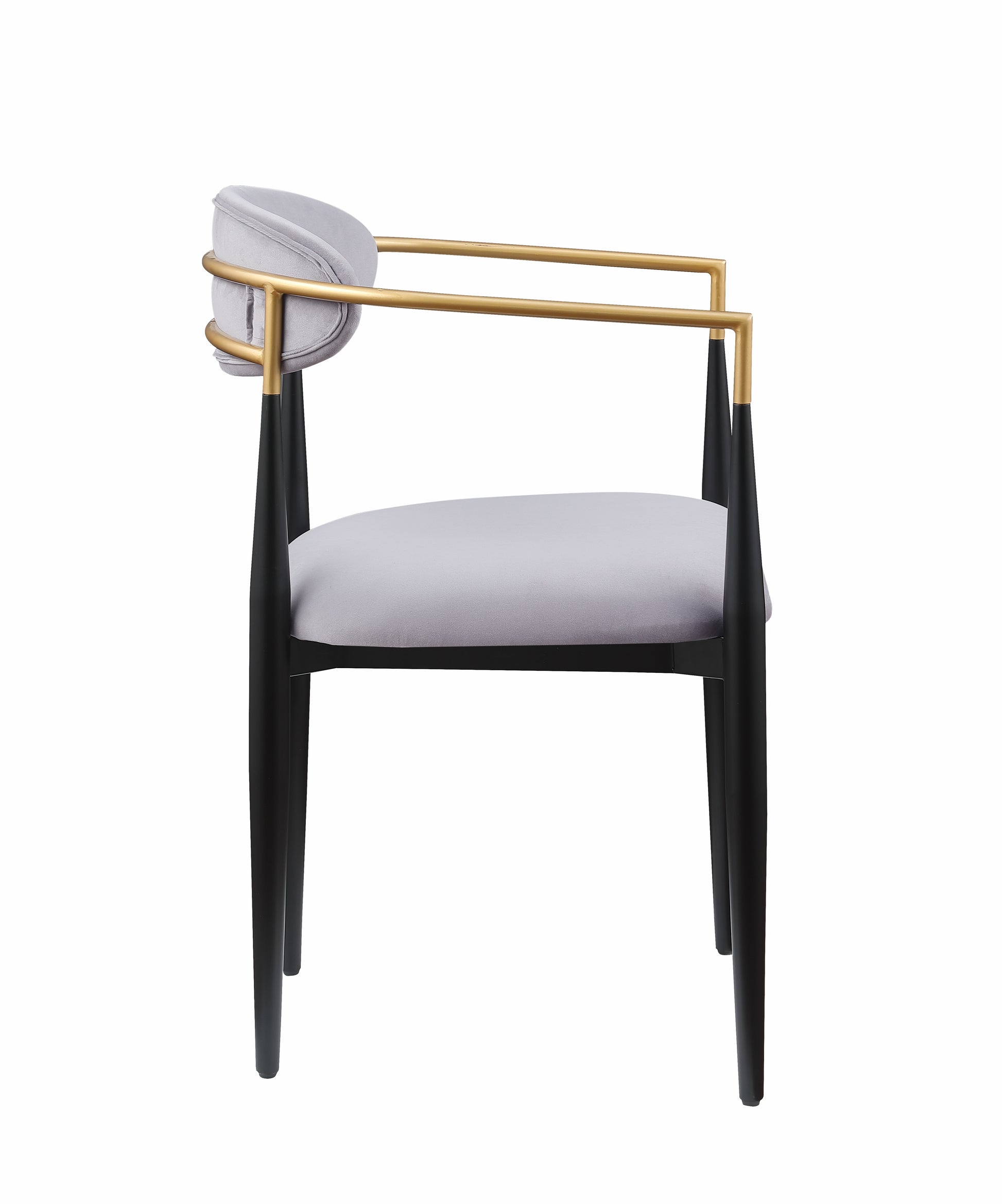 Modern Contemporary 5Pc Dining Set Black Sintered Stone Table And Gray Chairs Fabric Upholstered Stylish Furniture Black Gray Seats 4 Dining Room 60 Inches Contemporary,Modern,Ultra Modern Rectangular Dining Table With Chair Sintered Stone