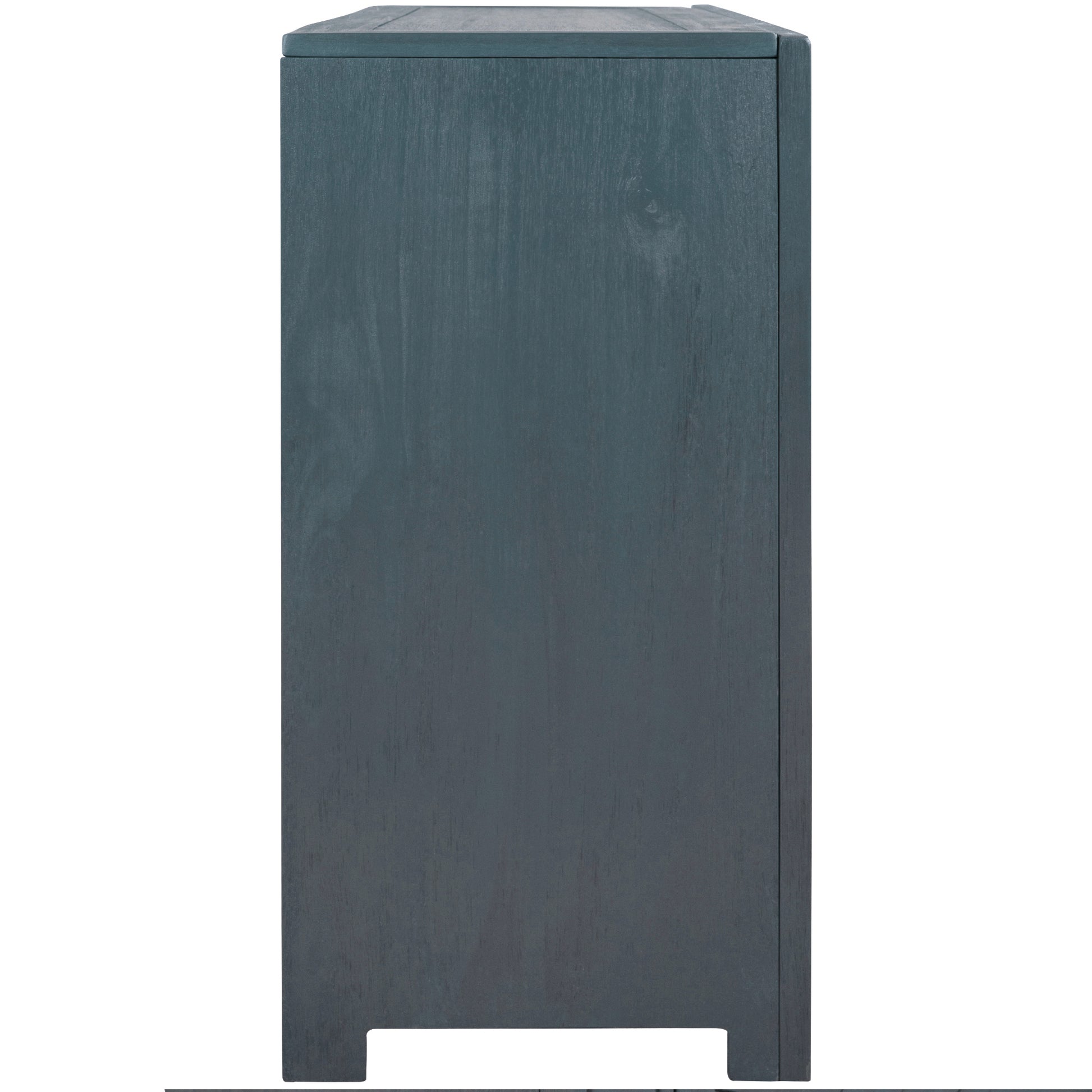 40'' Modern Cabinets With Unique Design Doors With 1 Adjustable Shelves,Suitable For Multiple Rooms Such As Living Room And Study Room Antique Blue Mdf