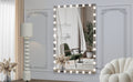 Hollywood Led Full Body Mirror With Lights Extra Large Full Length Vanity Mirror With 3 Color Mode Lights, Vertical Horizontal Hanging Aluminum Mirror For Dressing Rooms, Bedroom Silver, 72X48
