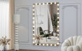 Hollywood Led Full Body Mirror With Lights Extra Large Full Length Vanity Mirror With 3 Color Mode Lights, Vertical Horizontal Hanging Aluminum Mirror For Dressing Rooms, Bedroom Silver, 72X48