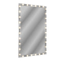 Hollywood Led Full Body Mirror With Lights Extra Large Full Length Vanity Mirror With 3 Color Mode Lights, Vertical Horizontal Hanging Aluminum Mirror For Dressing Rooms, Bedroom Silver, 72X48