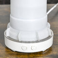 100Ml Ultrasonic Aromatherapy Diffuser, Essential Oils Humidifier With Ceramic Cover, 7 Colors Led Lights, Timer, Waterless Auto Off For Home And Office, White White Abs