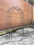 Metal Garden Arch Garden Arbor Trellis Climbing Plants Support Arch Outdoor Arch Wedding Arch Party Events Archway Black Black Iron